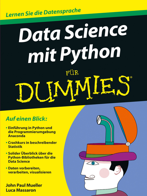 Title details for Data Science mit Python fÃ¼r Dummies by John Paul Mueller - Available